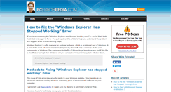 Desktop Screenshot of pcerrorpedia.com